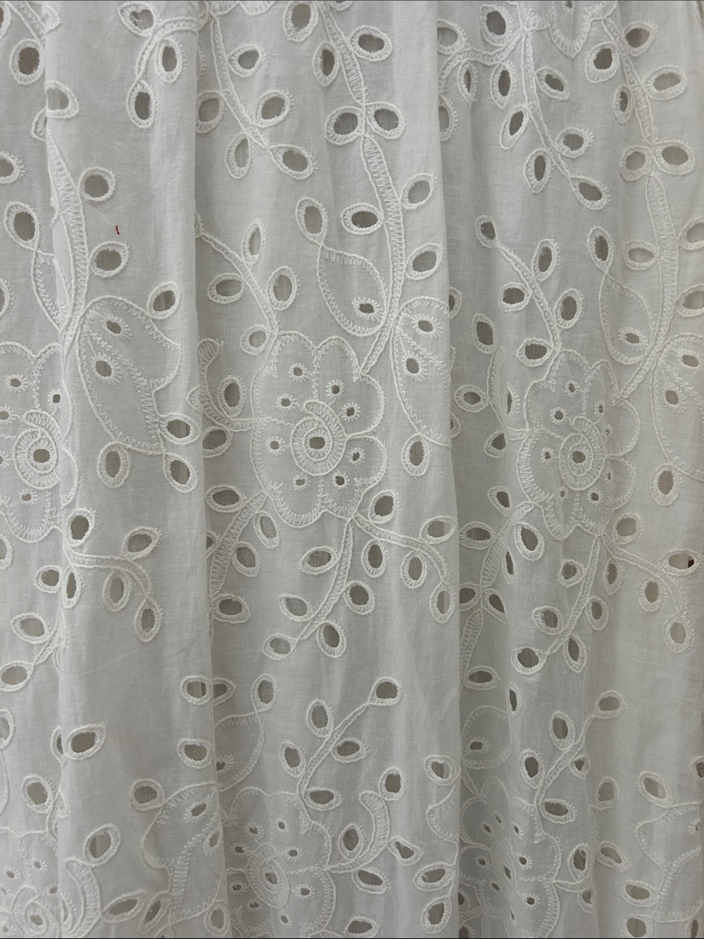 NWT  White Eyelet Halter Maxi Dress image 2